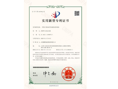 一種便于排水砼管安裝的送料設(shè)備-實用新型專利證書(易清華、袁成、黃晶)