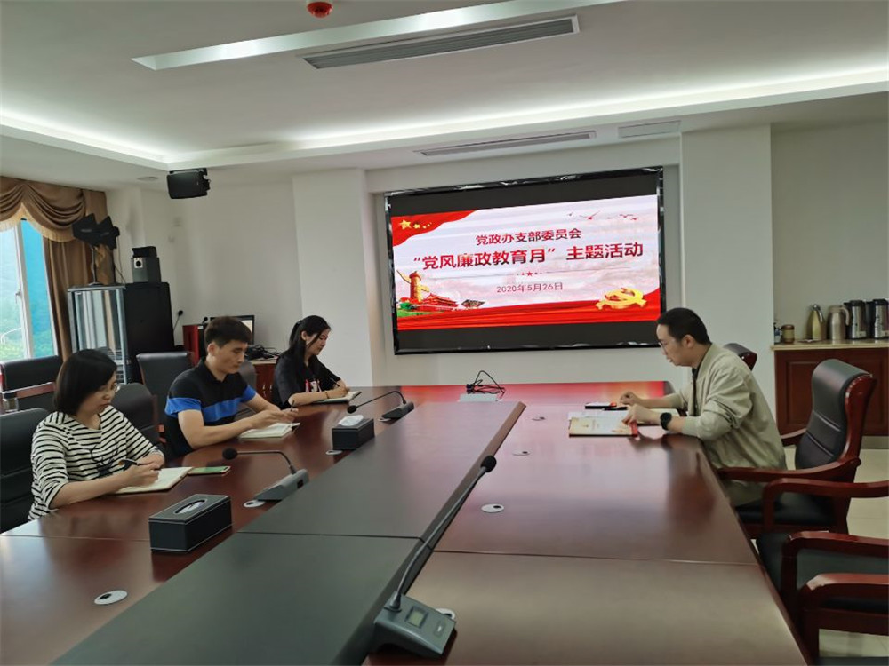 黨政辦黨支部開(kāi)展“黨風(fēng)廉政教育月”主題活動(dòng)
