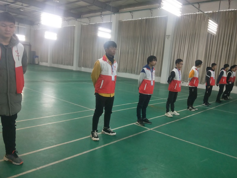 交通工程學院學生參加2019年校園招聘會志愿者服務活動