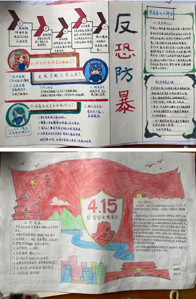 機(jī)械工程學(xué)院開展“反恐防恐”手抄報(bào)評比活動