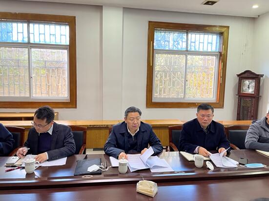 校黨委書記、校長李虎帶隊赴機械工程學院調研指導工作