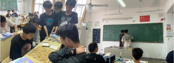 情系棋間顯身手 棋寄人生樂無窮 --汽車工程學院221532班舉行象棋、五子棋大賽