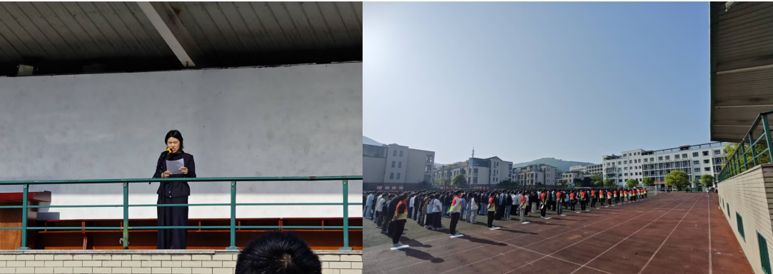 汽車工程學院舉行“技能點亮青春，實干成就未來” 主題升旗儀式