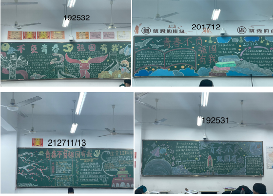 物流管理學院首屆文化月之黑板報評比