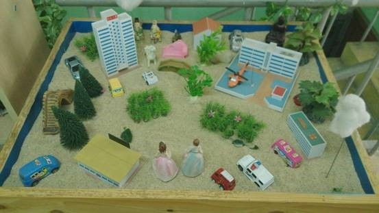 五月心理健康月系列活動之一(沙盤游戲團(tuán)體心理輔導(dǎo)活動)