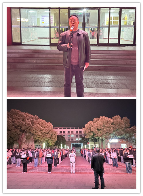 信息管理學(xué)院組織夜間消防安全演練
